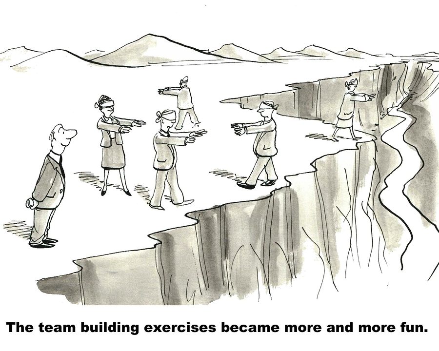 Team Building Exercises Comic